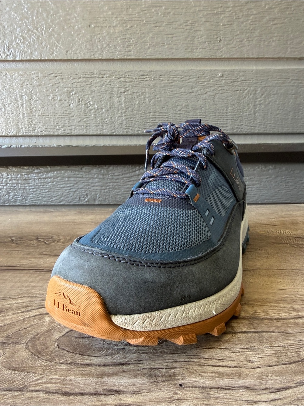 L.L. Bean Shoes Mens Tek sport Waterproof Trail Hiking Sneakers size 9.5 - Picture 2 of 11